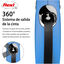Flexi New Classic Trela Extensível de Fita Azul para Cães, , large Indicador imagem número 3