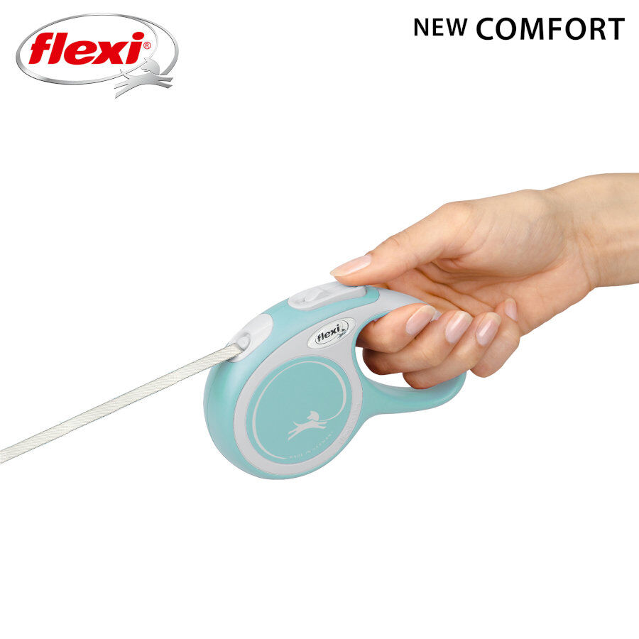 Flexi New Comfort Trela extens&iacute;vel azul para c&atilde;es, , large Imagem n&uacute;mero 5