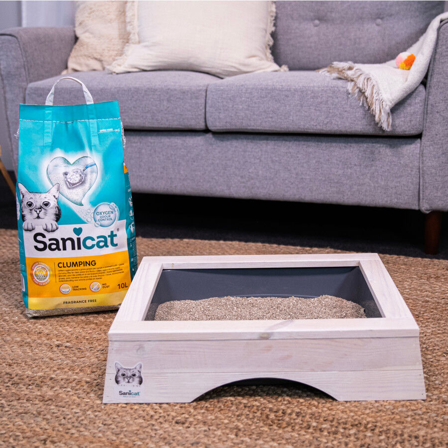 10 L Sanicat Cumpling Areia Aglomerante para gatos, , large Imagem n&uacute;mero 6