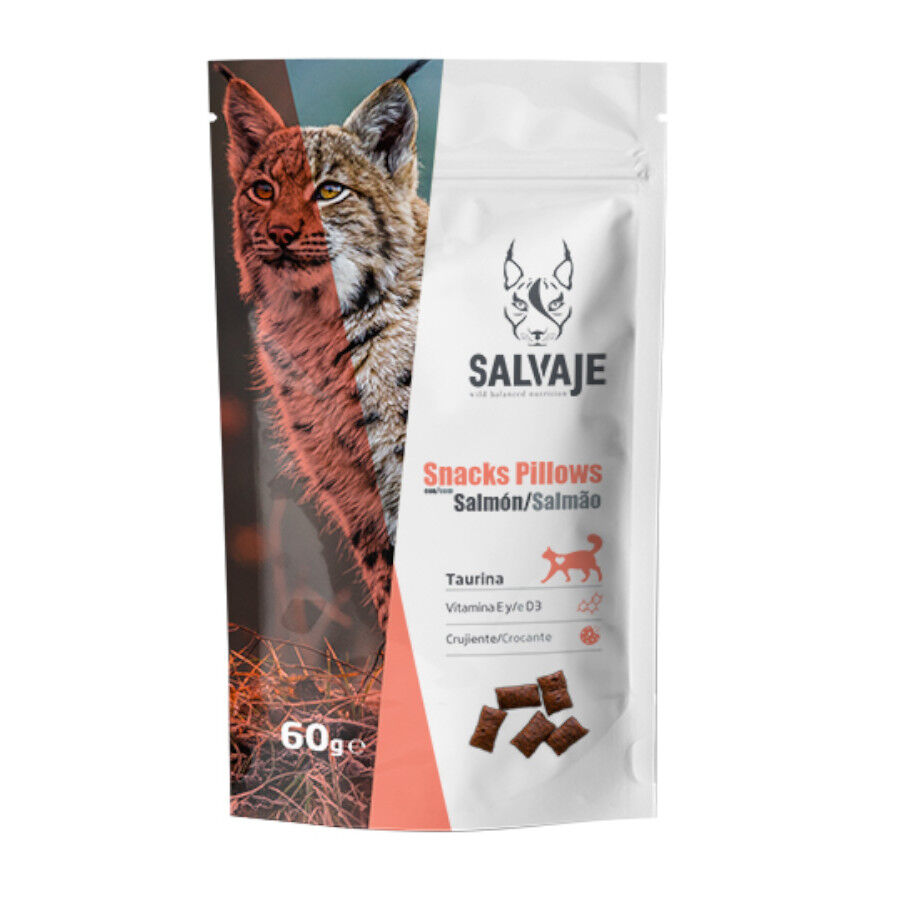 60 g Salvaje Biscoitos Salm&atilde;o para gatos, , large Imagem n&uacute;mero 1