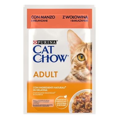 Cat Chow Saquetas Beef para gatos