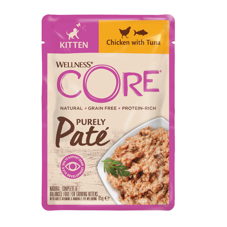 85 g Wellness Core Kitten Frango em Patê para gatinhos,  Imagem número 1 85 g Wellness Core Kitten Frango em Patê para gatinhos, , large Imagem número 1