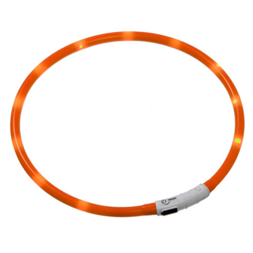 Flamingo Visio Light naranja collar LED para perros Imagem n&uacute;mero 1