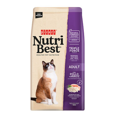 Nutribest Adult Frango e Arroz ração para gatos