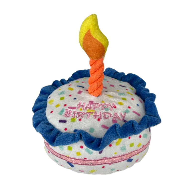Tootoy! Comfort Brithday Cake Cuddler peluche com som para cães,  Imagem número 2 Tootoy! Comfort Brithday Cake Cuddler peluche com som para cães, , large Imagem número 2