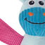 Tootoy! Chew Fetch It Hippo Azul e Rosa Peluche para cães, , large Indicador imagem número 3