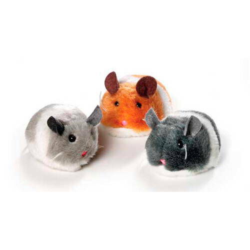 Flamingo rat&oacute;n tembloroso a cuerda para gatos Imagem n&uacute;mero 1