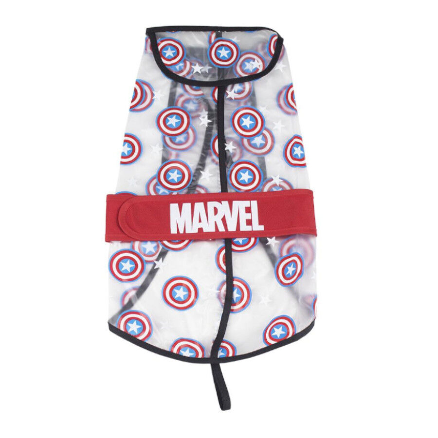 Disney Marvel Capa de Chuva Imperme&aacute;vel Captain America para c&atilde;es, , large Imagem n&uacute;mero 1