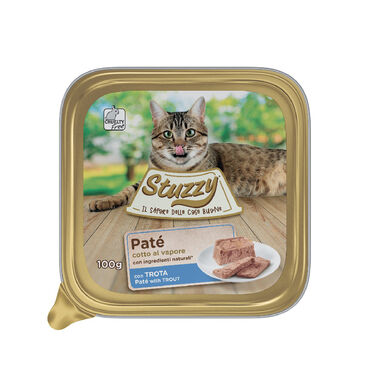 Stuzzy truta terrina para gatos
