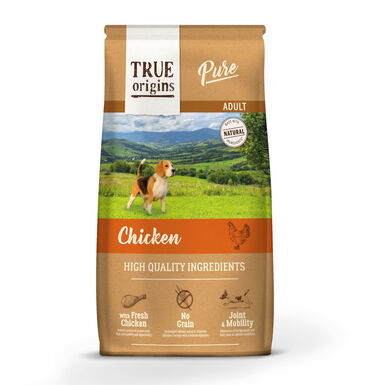 True Origins Adult Pure Frango No Grain ração para cães