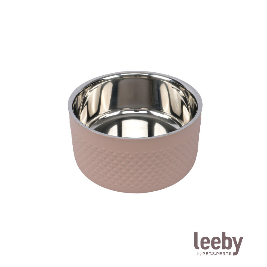 Leeby Comedouro Antiderrapante em A&ccedil;o Inoxid&aacute;vel para C&atilde;es, , large Imagem n&uacute;mero 2