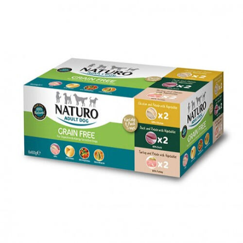 Naturo tarrinas Grain Free Multipack para perros Imagem n&uacute;mero 1