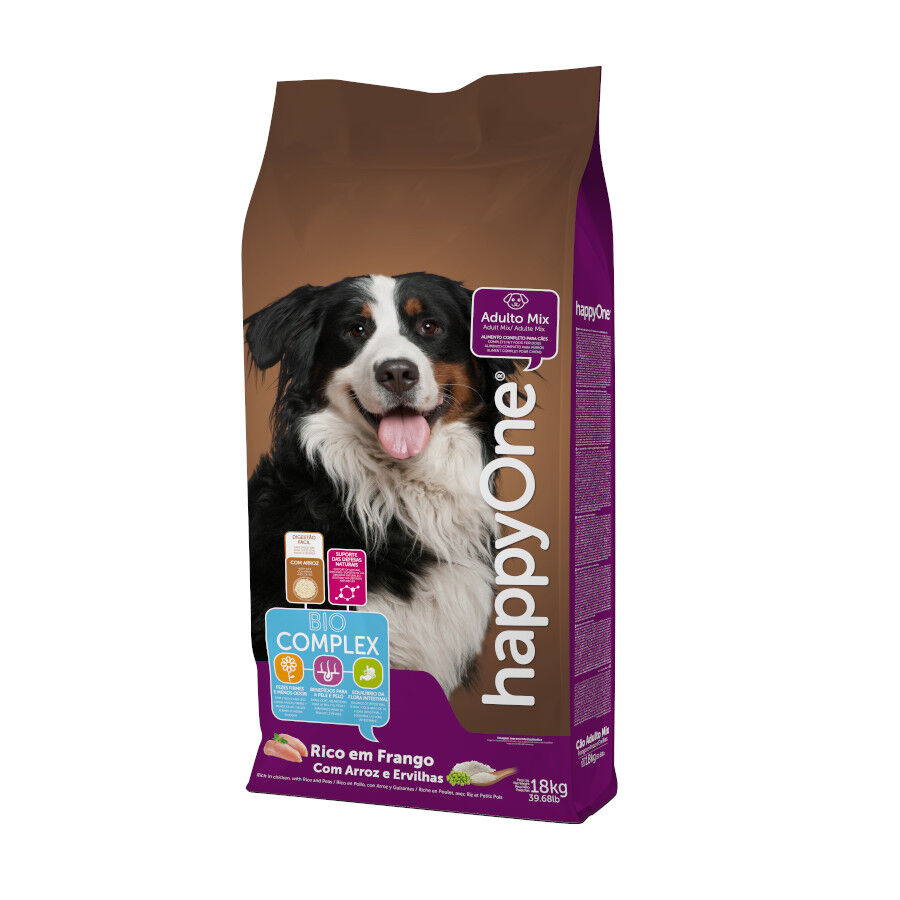 happyOne Mix Adult Ra&ccedil;&atilde;o de frango para c&atilde;es, , large Imagem n&uacute;mero 1