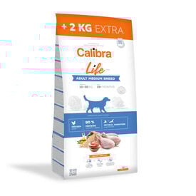 Calibra Life Adult Medium Ração de frango para cães médios