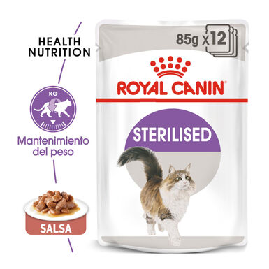 Pack 12 Saquetas Royal Canin Feline Sterilised 85 g - Molho