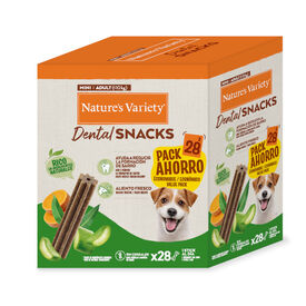 Nature's Variety Mini Adult Dental Snacks para c&atilde;es