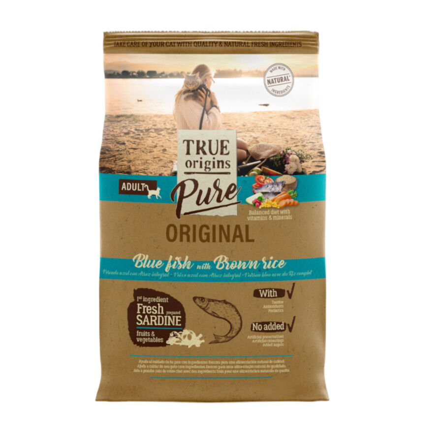 2 kg True Origins Pure Adult Ra&ccedil;&atilde;o de peixe azul para gatos, , large Imagem n&uacute;mero 1