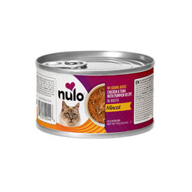 Nulo Minced Comida h&uacute;mida de Frango e Atum com Ab&oacute;bora em lata para gatos