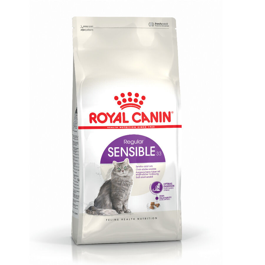 12 kg (10 + 2 kg gr&aacute;tis!) Royal Canin Regular Sensible 33 ra&ccedil;&atilde;o para gatos, , large Imagem n&uacute;mero 1