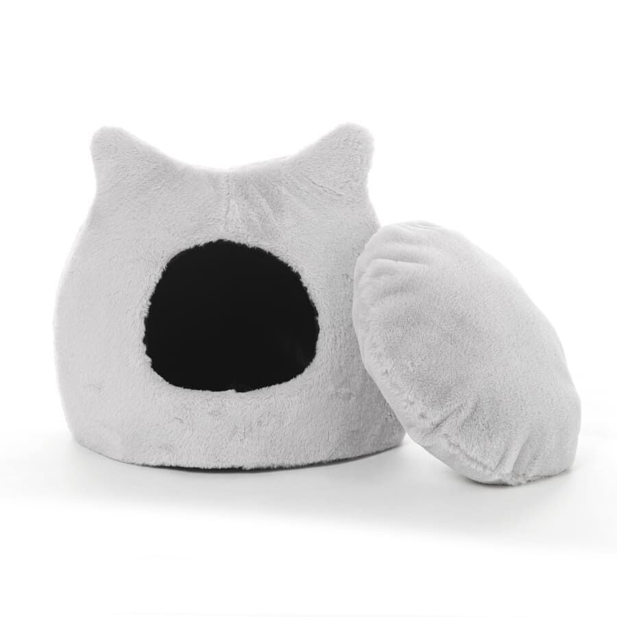 Leeby Igloo Anti Stress Cinzento para gatos, , large Imagem n&uacute;mero 3