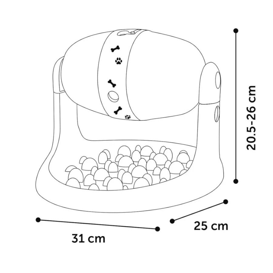 Flamingo Dispensador de Snacks para animais de estima&ccedil;&atilde;o, , large Imagem n&uacute;mero 8