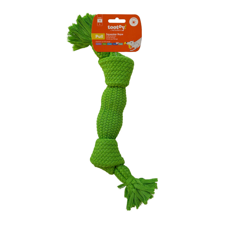 Tootoy! Pull Mordedor corda com apito tamanho m&eacute;dio para c&atilde;es, , large Imagem n&uacute;mero 9