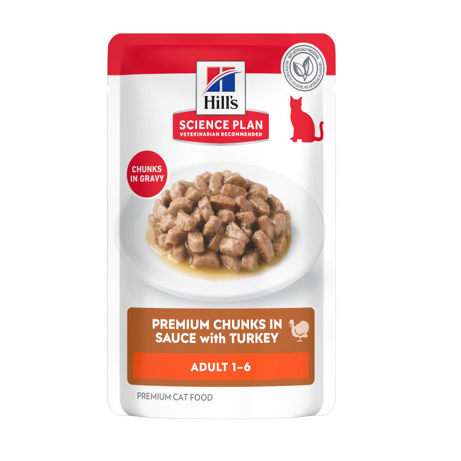 85 g Hill's Adult Science Plan Peru saqueta para gatos, , large Imagem n&uacute;mero 1