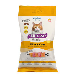 Serrano Snacks Omega 3 y DHA de Salmão e Atum para gatos