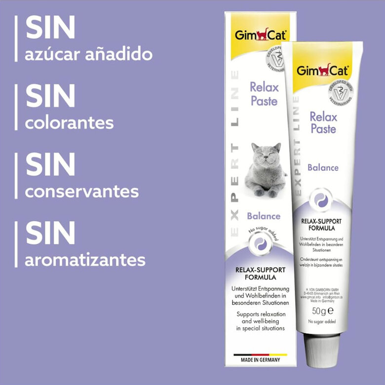 50 g GimCat Relax Pasta Relaxante para gatos,  Imagem número 4 50 g GimCat Relax Pasta Relaxante para gatos, , large Imagem número 4