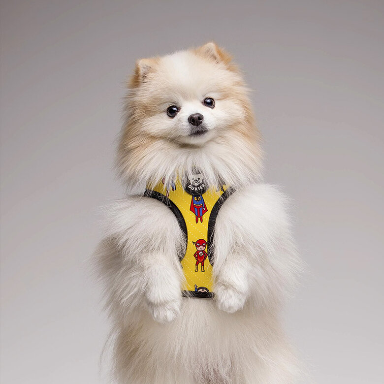 Dukier Superdog Peitoral reversível com estampado Super-Heróis para cães, , large image number null
