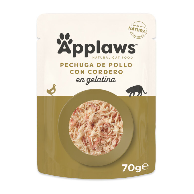 70 g Applaws frango e cordeiro sachê para gatos,  Imagem número 1 70 g Applaws frango e cordeiro sachê para gatos, , large Imagem número 1