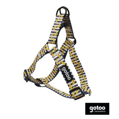 Gotoo Peitoral estampado de bananas para cão