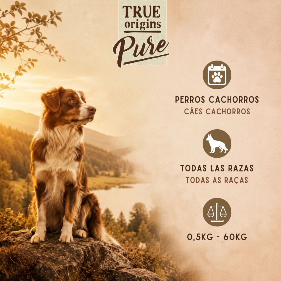 12 kg True Origins Pure Puppy Frango ra&ccedil;&atilde;o para c&atilde;es, , large Imagem n&uacute;mero 4