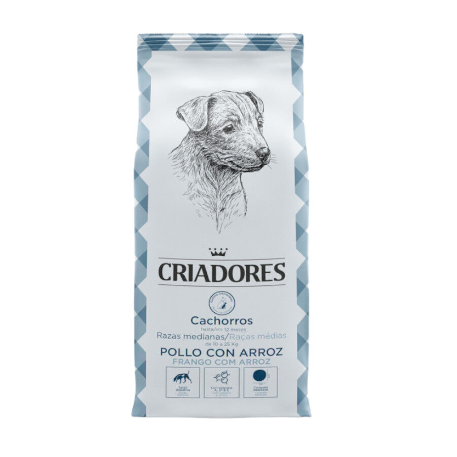 3 kg Criadores Frango e Arroz ra&ccedil;&atilde;o cachorros ra&ccedil;as m&eacute;dias, , large Imagem n&uacute;mero 2