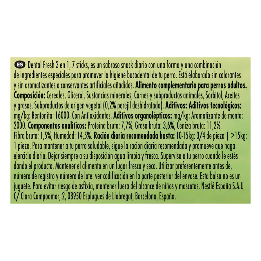 7 sticks Purina Snacks dent&aacute;rios Friskies Medium y Large para c&atilde;es, , large Imagem n&uacute;mero 3