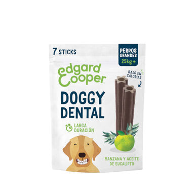 Edgard & Cooper Snacks Dentários Adult Large Maçã e Eucalipto para cães