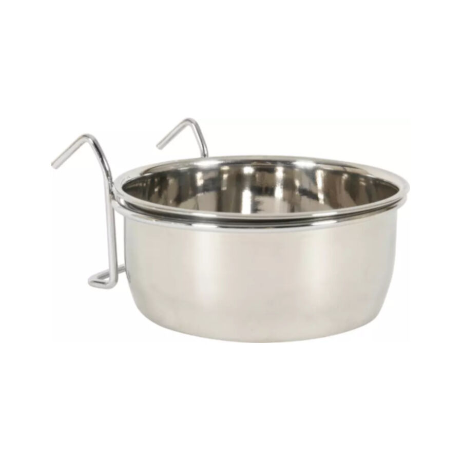Zolux Bol de Acero Inoxidable con Gancho para p&aacute;jaros, , large Imagem n&uacute;mero 1