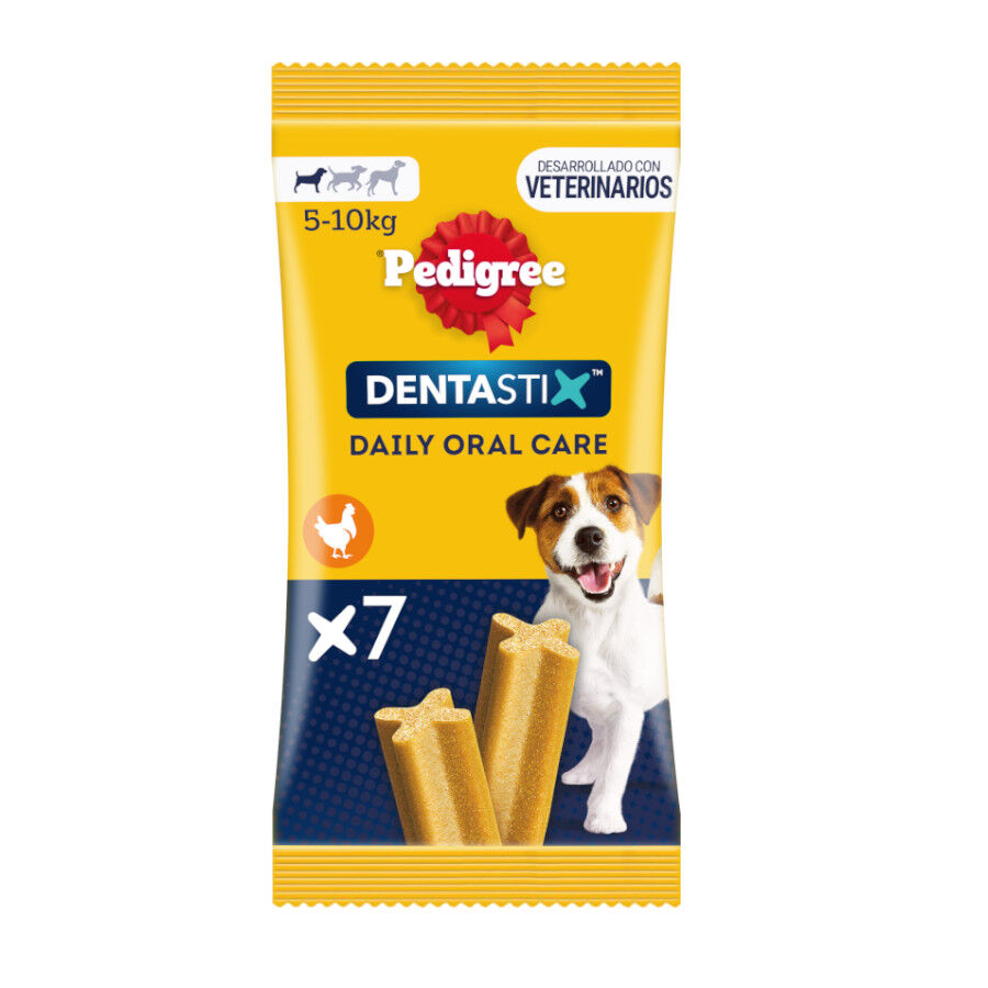 7 sticks Pedigree Dentastix Snacks Dent&aacute;rios para c&atilde;es de porte pequeno, , large Imagem n&uacute;mero 1