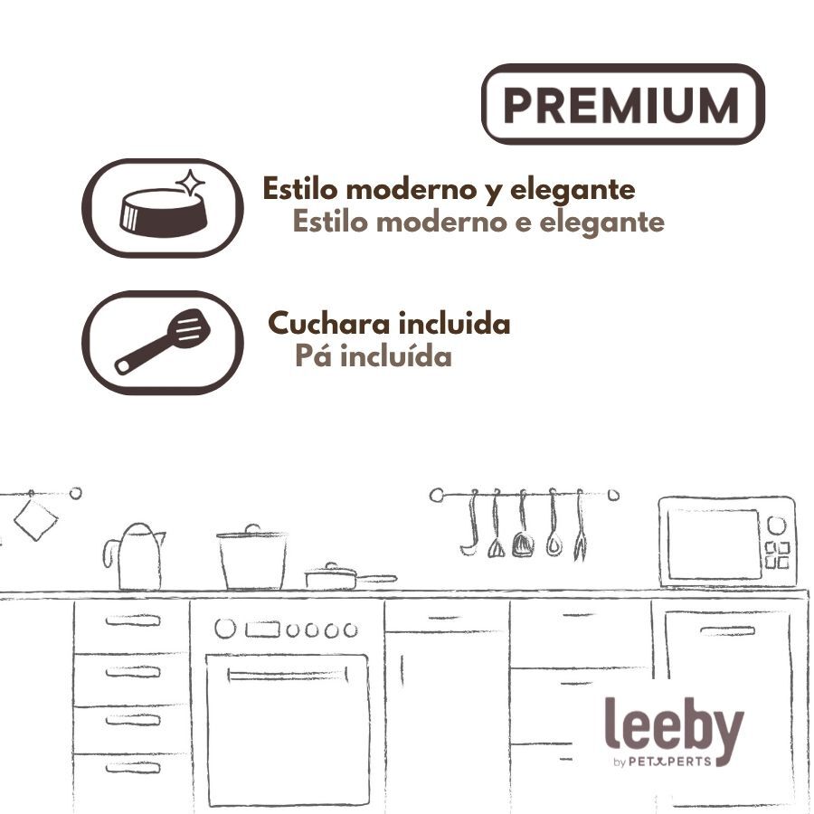 Leeby Recipiente para Ra&ccedil;&atilde;o para c&atilde;es, , large Imagem n&uacute;mero 5