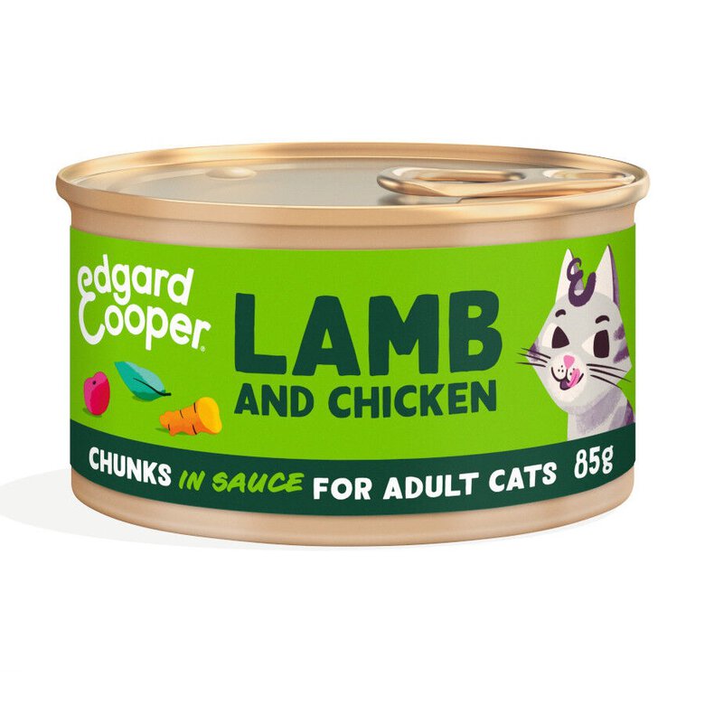85 g Edgard & Cooper Adult Alimento húmido de cordeiro e frango em lata para gatos,  Imagem número 1 85 g Edgard & Cooper Adult Alimento húmido de cordeiro e frango em lata para gatos, , large Imagem número 1