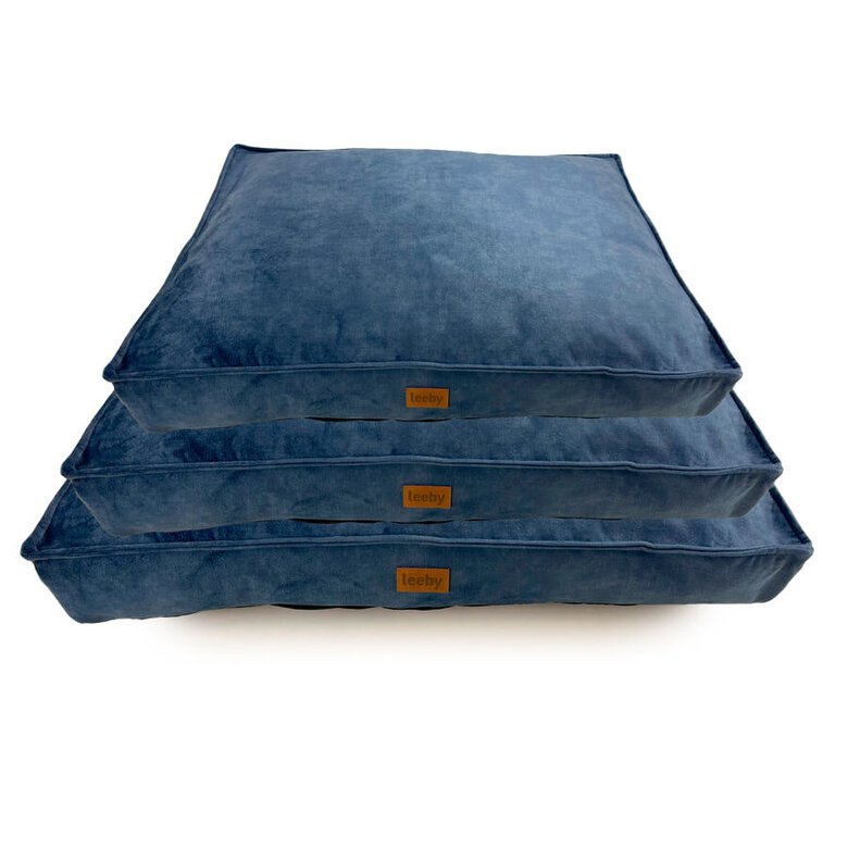 Leeby Colchão Impermeável com Capa Amovível Azul Marinho para cães,  Imagem número 3 Leeby Colchão Impermeável com Capa Amovível Azul Marinho para cães, , large Imagem número 3