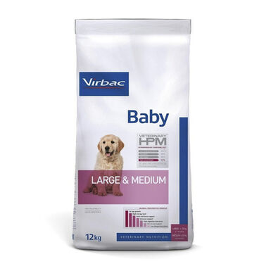 Virbac Baby Large Medium Hpm ração para cães