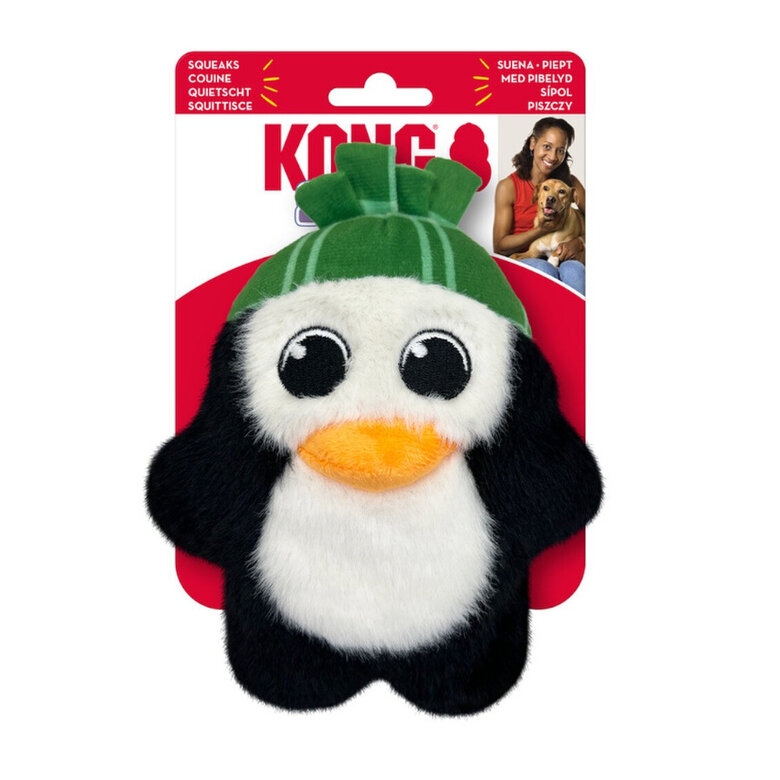 Kong Holiday Snuzzles Pinguim de Peluche para cães,  Imagem número 2 Kong Holiday Snuzzles Pinguim de Peluche para cães, , large Imagem número 2