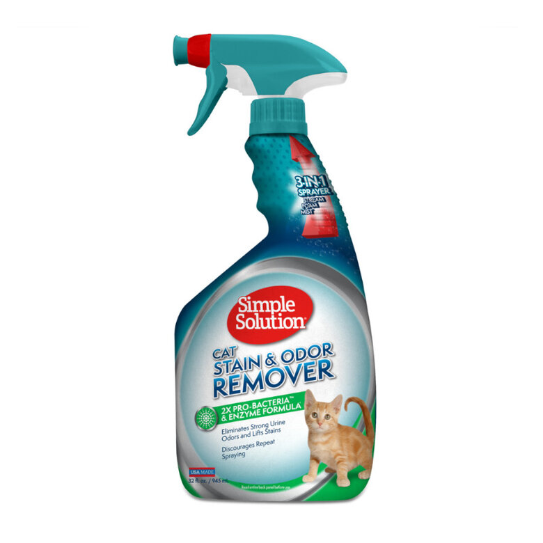 Simple Solutions Spray Removedor de Urina para gatos,  Imagem número 1 Simple Solutions Spray Removedor de Urina para gatos, , large Imagem número 1