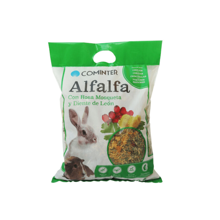 Cominter Alfalfa Quadril de Rosa e Dente-de-le&atilde;o para roedores, , large Imagem n&uacute;mero 1