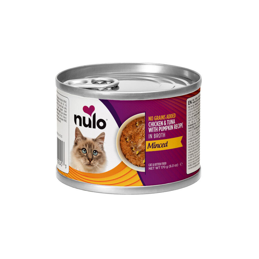 170 g Nulo Minced Comida h&uacute;mida de Frango e Atum com Ab&oacute;bora em lata para gatos, , large Imagem n&uacute;mero 1