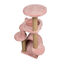 Catshion Amber Árvore Arranhador com Gruta Rosa para gatos, , large Indicador imagem número 1