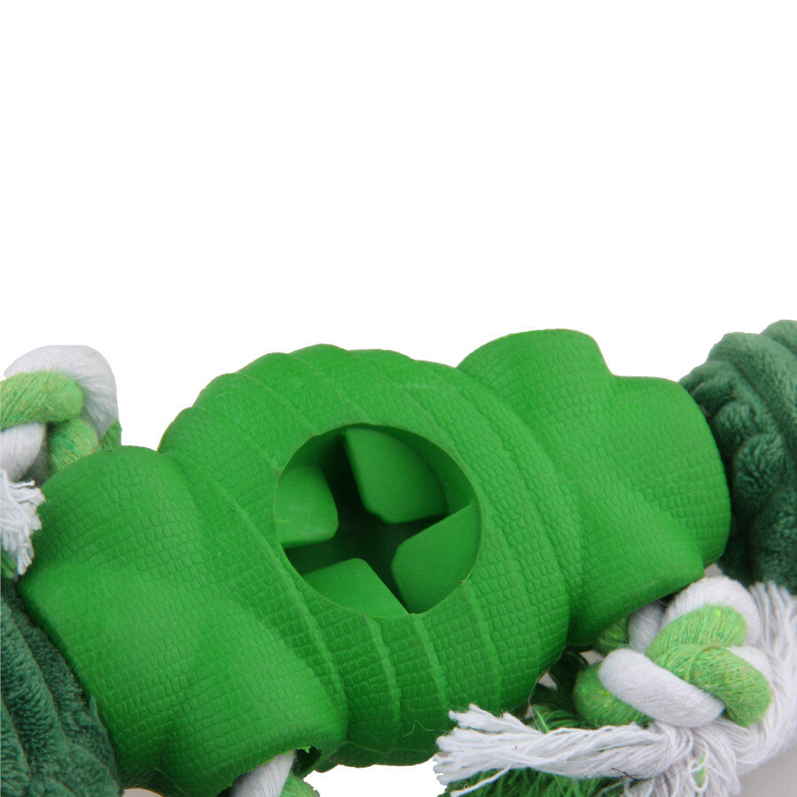 Tootoy! Stretch Crocodile Cuddler peluche dispensador de snacks para c&atilde;es, , large Imagem n&uacute;mero 3
