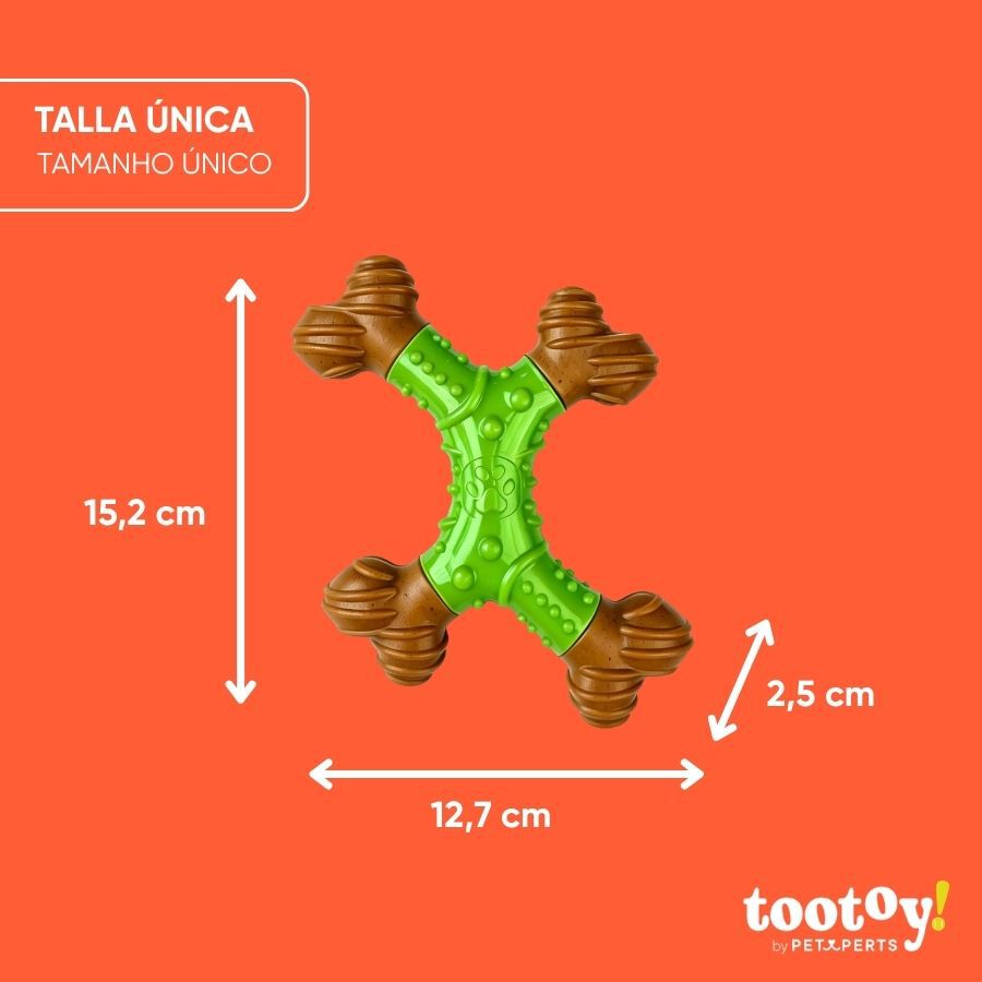 Tootoy! Chew Mordedor Osso de Ma&ccedil;&atilde; para c&atilde;es, , large Imagem n&uacute;mero 3