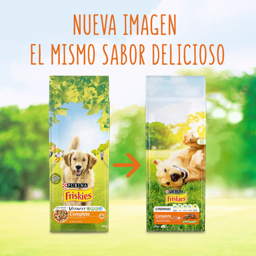 18 kg Friskies Adult Frango e Legumes ra&ccedil;&atilde;o para c&atilde;es, , large Imagem n&uacute;mero 2